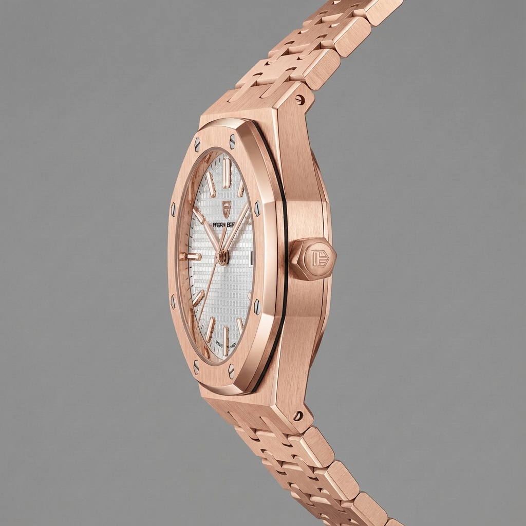 VOLTIFY – Rose Gold & Cadran Blanc